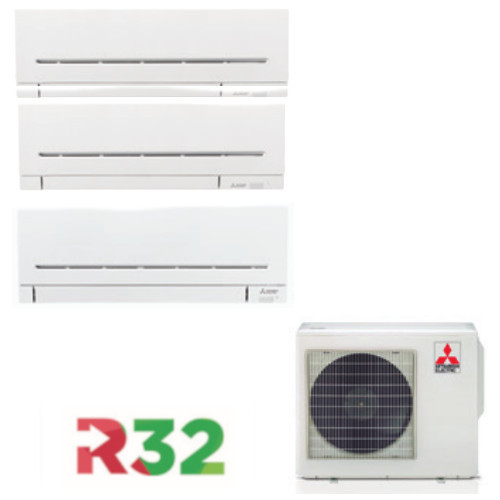 Mitsubishi TRIALSPLIT MXZ-3F54VG + MSZ-AY20VG + MSZ-AY35VG foto