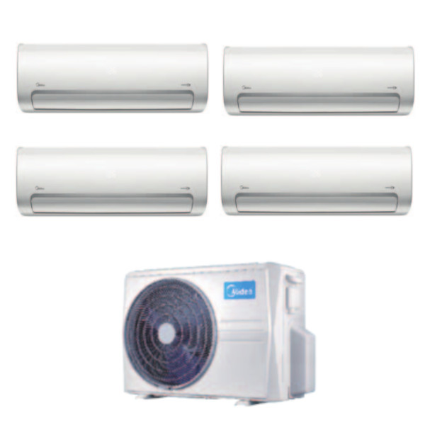 Quadrisplit M4O-36FN8Q 36000BTU + MSMBAU-09HRFN8 9000BTU+ MSMBBU-12HRFN8 12000BTU
